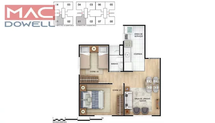 Imagem Soul Taquá I - Apartamento 2 Quartos - Taquara / RJ