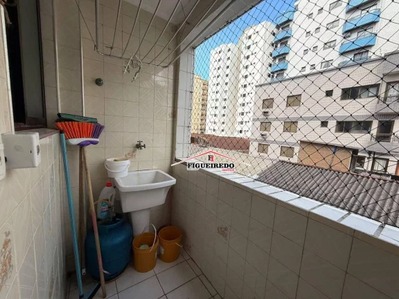 Imagem Apartamento com 1 dormitório à venda, 46 m² por R$ 300.000 - Tupi - Praia Grande/SP