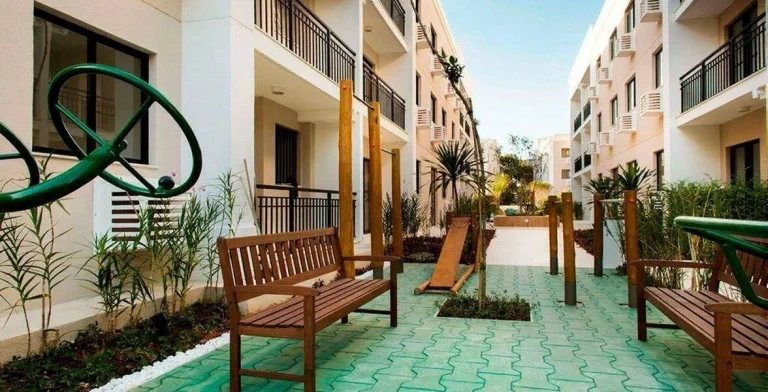 Imagem Apartamento no condomínio friends residencial Andarai infra completa