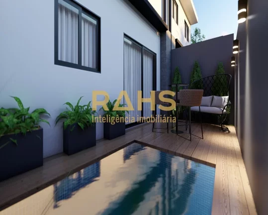 Imagem Sobrado Alto padrão em Construção a venda com 113,15 m² de área construída, 1 suíte e 2 quart...