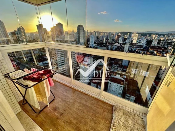 Imagem Apartamento com 3 dormitórios à venda, 131 m² por R$ 2.020.000,00 - Embaré - Santos/SP
