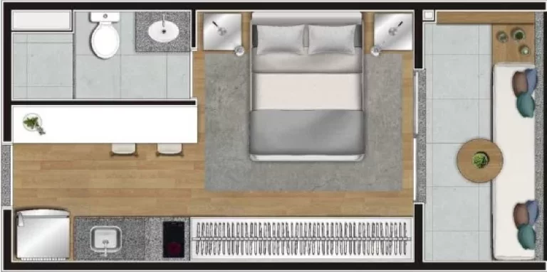 Imagem Apartamento com 2 Quartos à Venda, 55 m² em Campo Belo - São Paulo Imagem Apartamento com 2 Quartos à Venda, 55 m² em Campo Belo - São Paulo