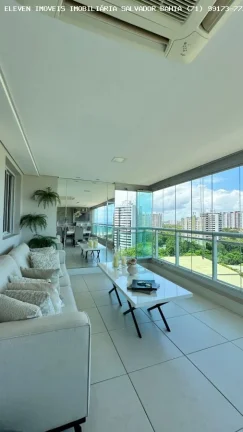 Imagem ALTAVISTA PATAMARES: 3 SUÍTES, VARANDÃO GOURMET DE 32M² E VISTA MAR COM 3 VAGAS 