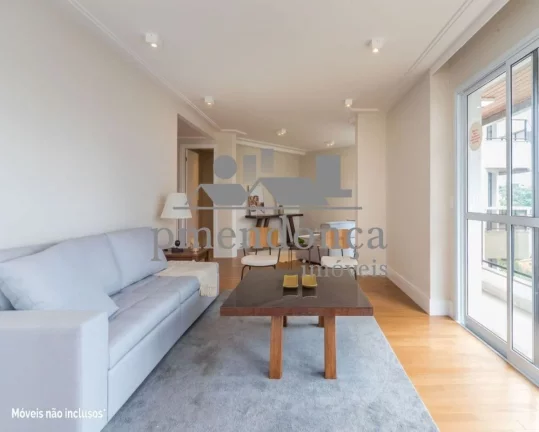 Imagem Apartamento reformado à venda em Higienópolis com 3 suítes e 4 vagas, 169m2.