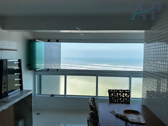 Imagem Apartamento Frente Mar em Praia Grande com 3 Dormitórios