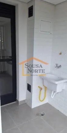 Imagem Apartamento NOVO, NUNCA HABITADO, 2 dormitórios, sala integrada com cozinha, sacada, área de servi...