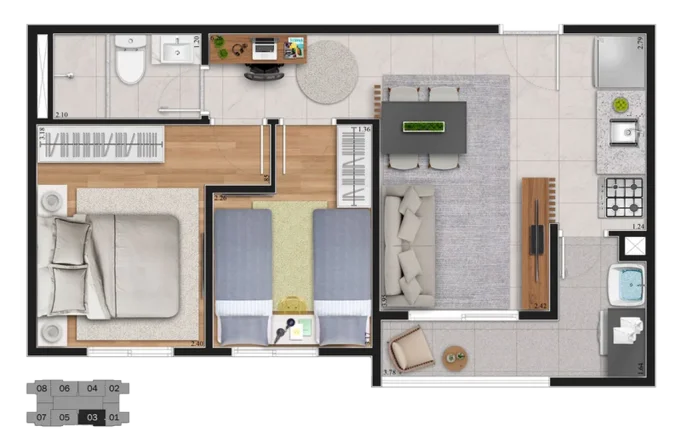 Imagem APARTAMENTO RESIDENCIAL em Guarulhos - SP, Bonsucesso