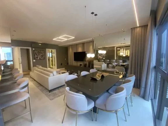 Imagem Apartamento de alto padrão com vista para o mar com 4 suítes e 2 vagas em Balneário Camboriú