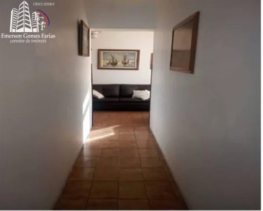 Imagem EXcelente apartamento de 1 dormitório todo mobiliado com vista mar em São Vicente.
