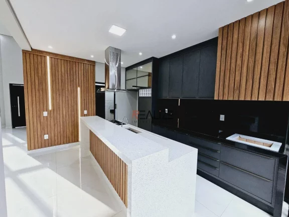 Imagem Casa moderna com piscina e 3 suítes à venda, 140 m² por R$ 1.280.000 - Condomínio Jardim Brescia - Indaiatuba/SP