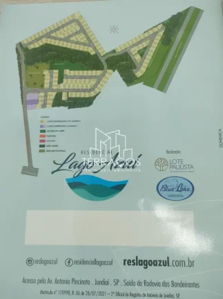 Imagem TERRENOS A PARTIR DE 250 M² - CONDOMÍNIO LAGO AZUL - JUNDIAÍ