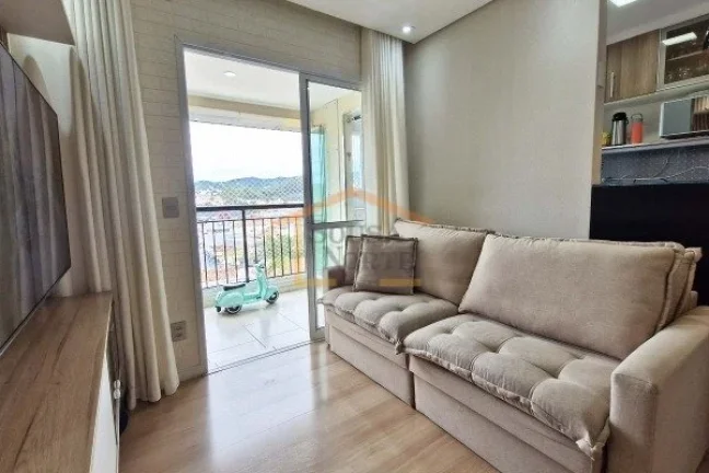 Imagem Apartamento com 60 m² de área privativa, distribuídos em 2 dormitórios, sendo 1 suíte, sala int...