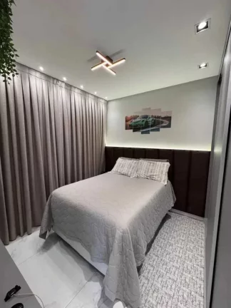 Imagem Apartamento vista mar com 2 suítes e 3 vagas de garagem em Balneário Perequê