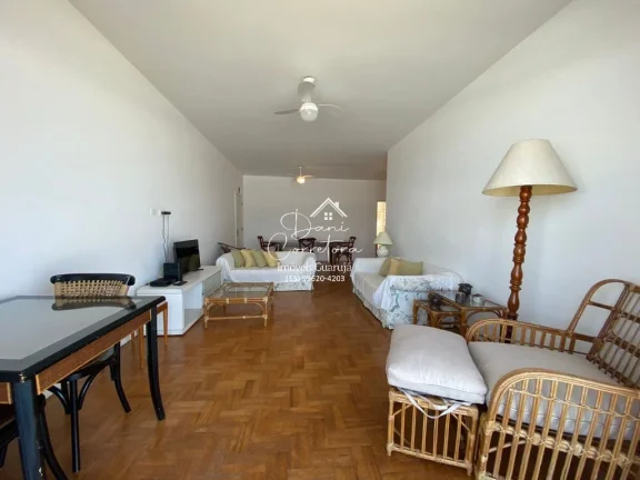Imagem Apartamento frente mar Pitangueiras, Guarujá-SP, 3 quartos, 1 suíte, 2 salas, 3 banheiros, 1 vaga, 160m²!