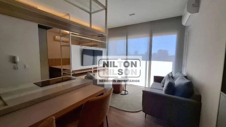 Imagem Apartamento com 1 dormitório para alugar, 38 m² por R$ 4.200,00/mês - Cambuí - Campinas/SP