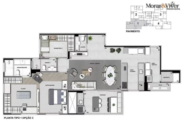Imagem Apartamento para Venda em Curitiba, Cabral, 3 dormitórios, 1 suíte, 3 banheiros, 2 vagas