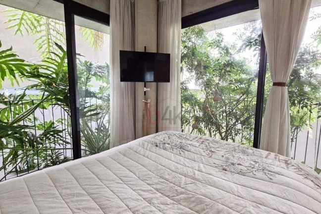 Imagem Tico Manguatá: Apartamento de 1 Quarto em Rua Silenciosa do Brooklin