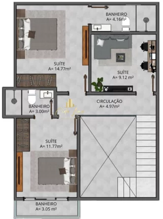 Imagem Vendo casa, 3 quartos com 2 suítes em Ingleses Norte da Ilha Sc