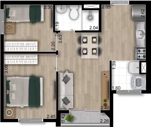Imagem APARTAMENTO RESIDENCIAL em São Paulo - SP, Vila Carrão