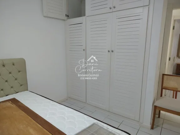 Imagem Apartamento com vista para o mar e lazer, 3 quartos com suíte e 2 vagas na Pitangueiras, Guarujá-SP - 165m² de área.