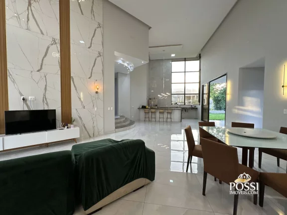 Imagem Casa Linear com 4 Suítes e Amplo Quintal no Condomínio Riviera Park