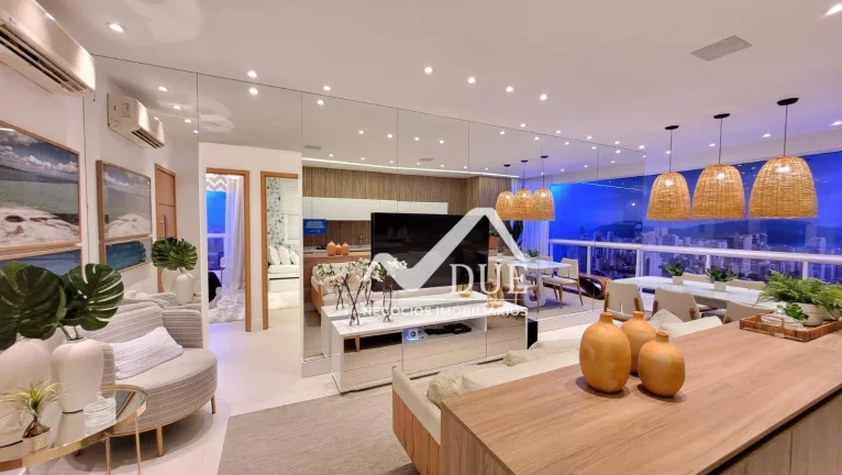Imagem Apartamento com 3 dormitórios à venda, 89 m² por R$ 859.215,42 - Boqueirão - Santos/SP