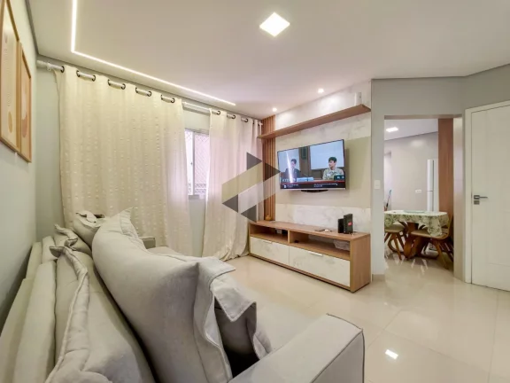 Apartamento para Venda em Santos, Embaré, 2 dormitórios, 1 banheiro, 1 vaga