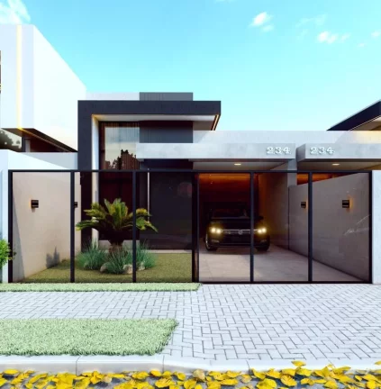 Imagem Casa para Venda em São José dos Pinhais, São Pedro, 3 dormitórios, 1 suíte, 2 banheiros, 3 vagas