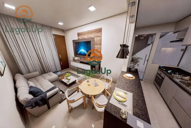 Imagem Casa com 3 dormitórios à venda, 89 m² por R$ 620.000,00 - Visão - Lagoa Santa/MG