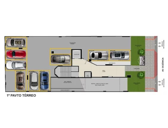 Imagem Lançamento Residencial Gabriella Almeida em Construção composto por 2 ou 3 quartos à venda na Praia do Morro, Guarapari-ES