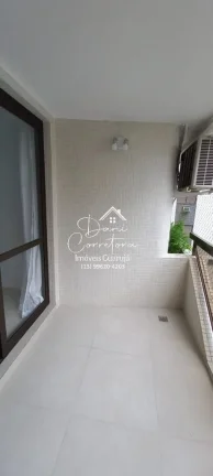 Imagem Imperdível apartamento de 3 quartos com suíte e 2 vagas em Pitangueiras, Guarujá-SP!