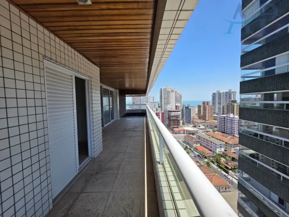 Imagem Apartamento em Praia Grande com Piscina na Varanda
