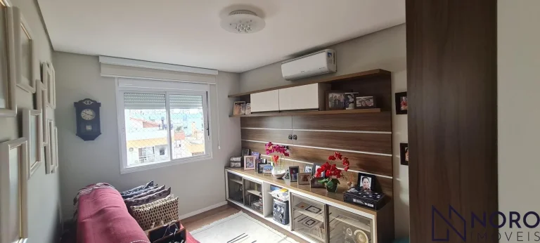 Imagem Apartamento Semi Mobiliado de 3 Dormitórios com Suíte e 2 Garagens no Bairro Men