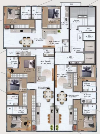 Imagem Copacabana - Apartamento à venda no bairro Perequê - Porto Belo/SC