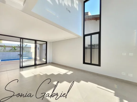 Imagem Casa de luxo em condomínio exclusivo em Valinhos-SP: 3 quartos, 3 suítes, 2 salas, 4 banheiros, 4 vagas, 230m². Venha conhecer!