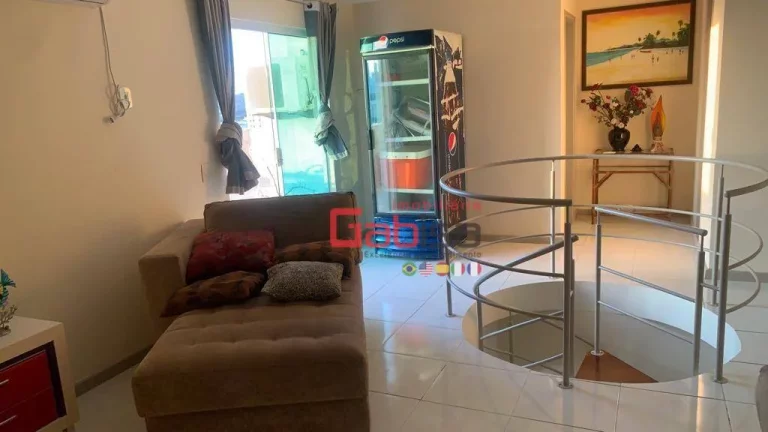 Imagem Cobertura com 3 dormitórios à venda, 130 m² por R$ 780.000,00 - Braga - Cabo Frio/RJ