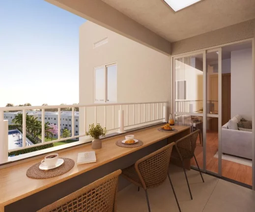 Apartamento com 2 Quartos à Venda, 40 m² em Campinho Da Serra Ii - Serra