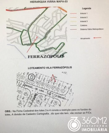 Imagem Terreno para Venda em São Bernardo do Campo / SP no bairro Ferrazópolis