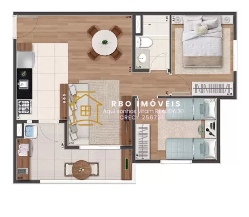 Imagem Lançamento Serenne Residencial | 1 e 2 Dormitórios | 1 ou 2 vagas na Aldeia de Barueri