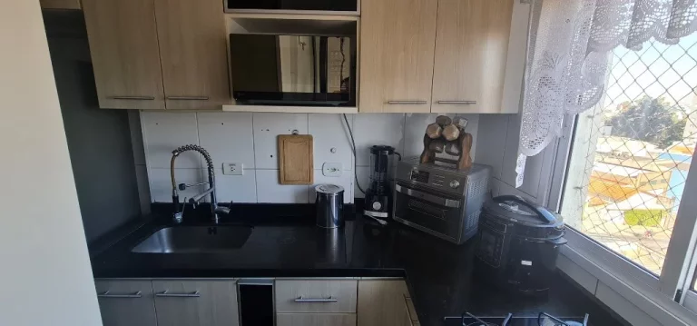 Imagem Apartamento mobiliado para locação em Santo André-SP, Vila Príncipe de Gales: 2 quartos, 1 banheiro, 1 vaga de garagem, 50,00 m²