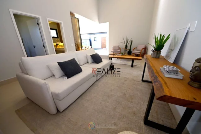 Imagem Casa moderna com 3 suítes e escritório à venda, por R$ 2.100.000 - Condomínio Próximo Parque Ecológico - Indaiatuba/SP