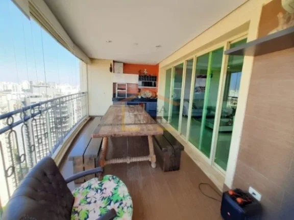 Imagem Apartamento alto padrão, 3 dormitórios, sendo 3 suítes, 1 delas máster; todas com sacada, sala a...
