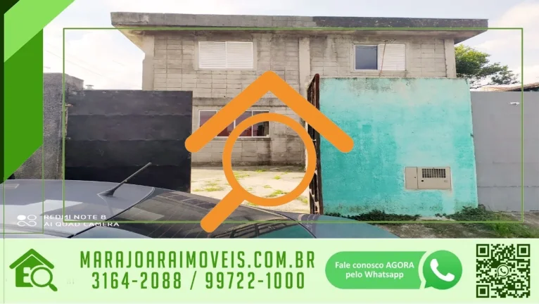 Imagem São 2 casas independentes, cada uma com 3 dormitórios e com 2 vagas de garagem. Próximo a estação de trem Varginha.