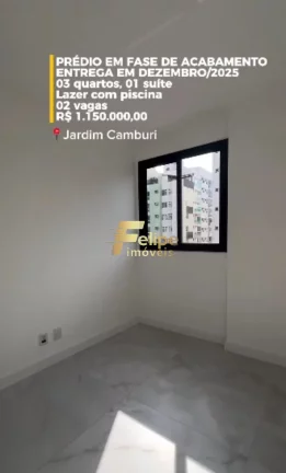 Imagem NÃO PERCA TEMPO E VENHA CONHECER ESSE NOVÍSSIMO APARTAMENTO DE 03 QUARTOS, SENDO 01 SUÍTE, SOL DA MANHÃ, EM JARDIM CAMBURI, VITÓRIA/ES!