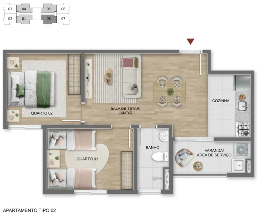 Imagem APARTAMENTO RESIDENCIAL em Mogi das Cruzes - SP, Vila Caputera