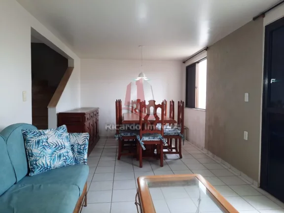 Imagem Casa Duplex Wi Fi c/ 3 Qtos. Varanda Gramada p/ Temporada 100 Mts.da Praia