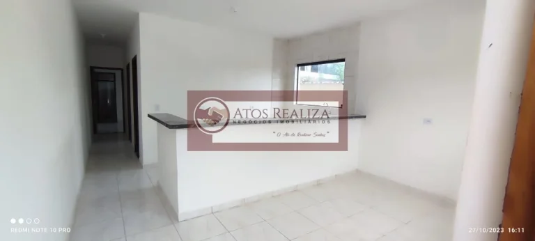 Imagem Casa de 75m² em Balneário São José, São Paulo - 2 dormitórios, 1 suíte, 1 banheiro por R$ 220.000 - Venda