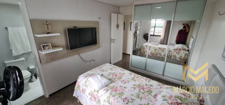 Imagem Apartamento projetado com 3 suítes à venda, 125 m² por R$ 750.000 - Engenheiro Luciano Cavalcante - Fortaleza/CE