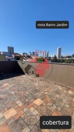 Imagem Cobertura 161m2 , moveis planejados ,2 dorms c suite e sacada , quintal e churrasq , 3 vagas , bairro Santa Maria,Santo André