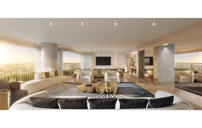 Imagem Luxuoso apartamento de 4 quartos na Chácara Klabin, São Paulo-SP 4 suítes, 3 vagas de garagem e 246,00 m² de área CONDOMÍNIO SOLEIL BY BOCA DO LOBO